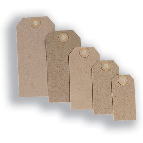 Merit Unstrung Tag 70x35mm Buff - Ref FC8021 (Pack 1000)