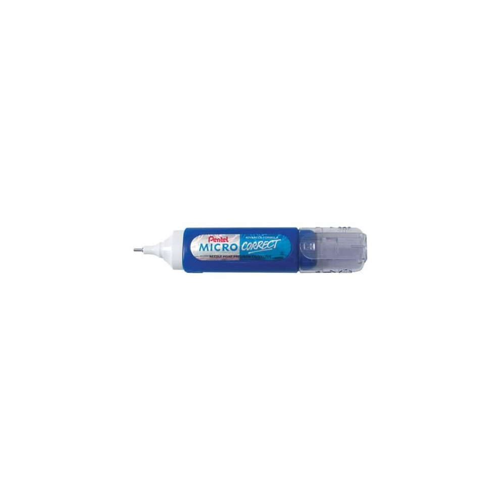 Pentel Micro Correct Fine Precision Tip Fluid Correction Pen, 12 ml