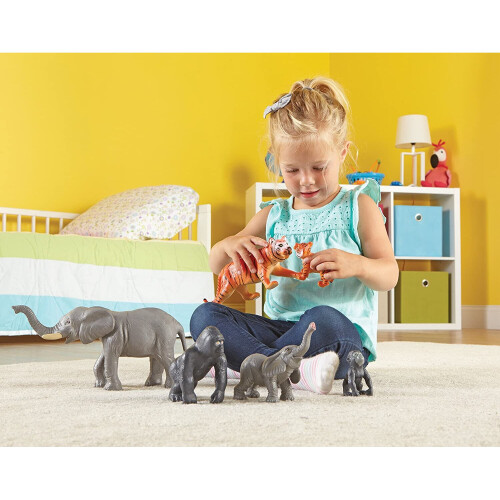 Learning Resources Learning Resources Jumbo Jungle Animals - Mommas and Babies 2