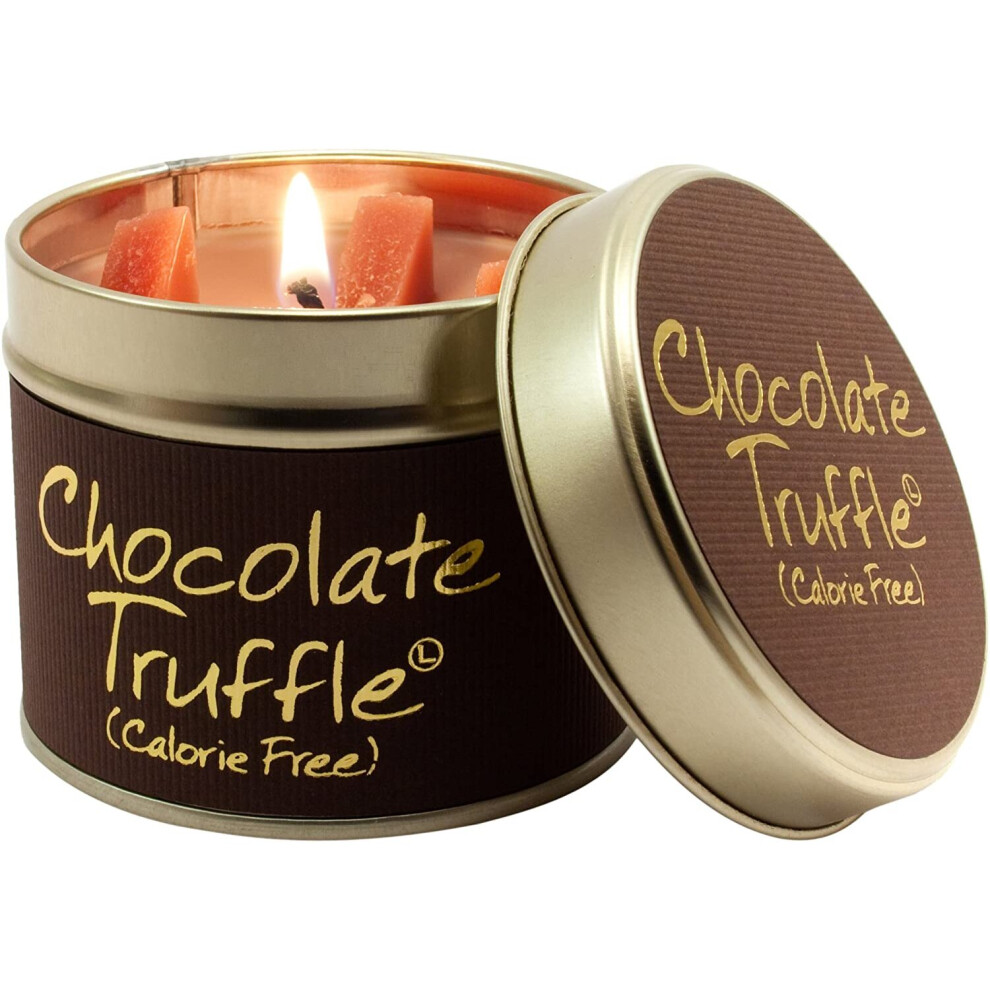 Lily-Flame Lily Flame Chocolate Truffle Tin, Brown, L X 7.7Cm W X 6.6Cm H