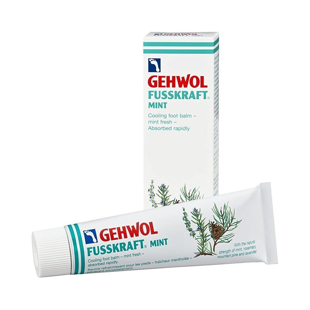 Gehwol Fusskraft 75Ml Cooling Foot Balm - Absorbs Rapidly