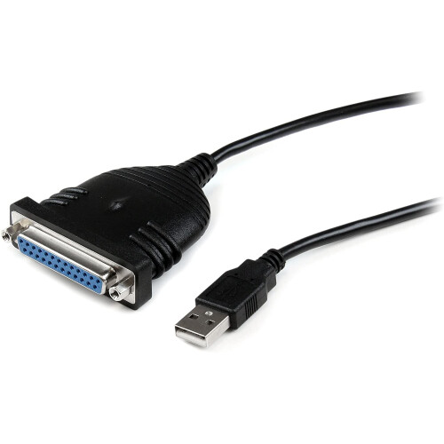 StarTech.com StarTech.com 6 ft / 2m USB to DB25 Parallel Printer Adapter Cable - 2 Meter USB to IEEE-1284 Printer Cable - USB A to DB25 M/F...