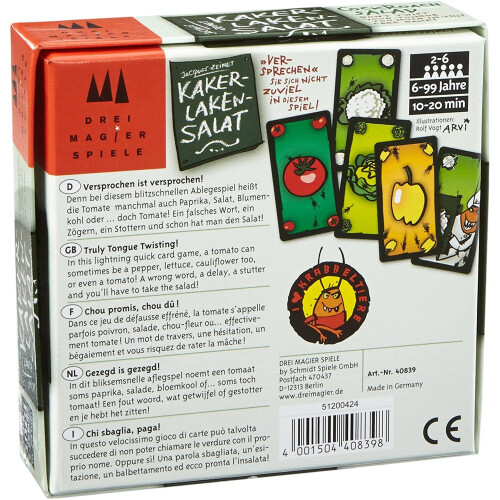 Drei Magier Cockroach Salad (Multi-lingual edition) - Board Game 1