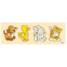 GoKi Wooden Animal Puzzle, 4 Pieces