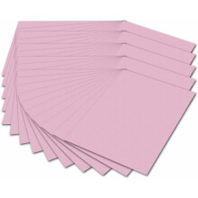 Folia 614/50 26 Photo Mounting Board 300 g / m², DIN A4, 50 Sheets, Pink