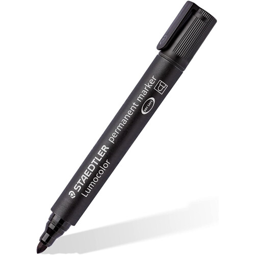 Staedtler Permanentmarker - STAEDTLER - Lumocolor - Box mit 4 - Spitzenform: Spitze - Assortiert 2