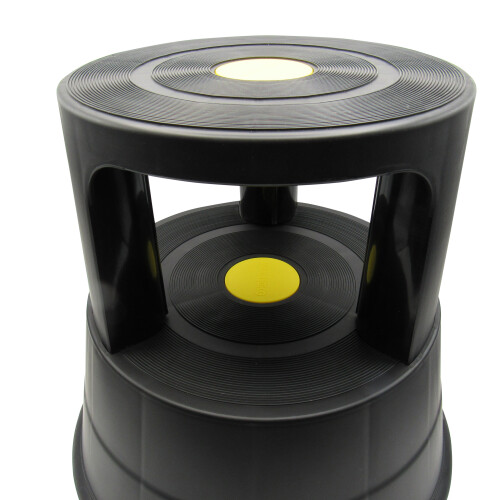 Kick Stool Step 150KG (Kickalong Rolling Safety Platform Black) 2