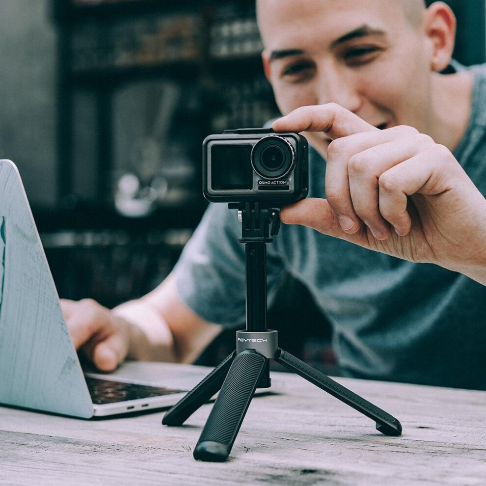(China) Action Camera Extension Pole Tripod Mini For Action Gopro Insta Selfie Stick. 3503949928116