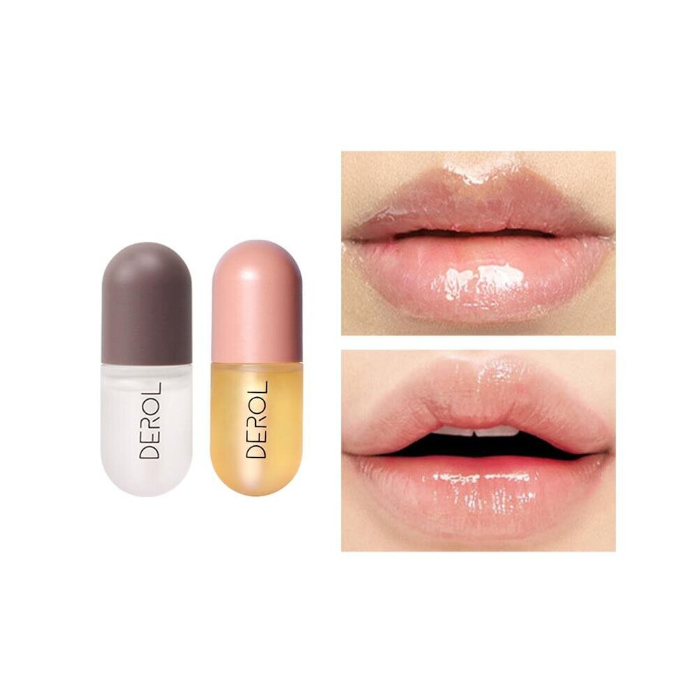 (MINI, 2pcs) Instant Volumising Lips Plumper Mineral Oil