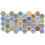 (PATCHWORK PVC PANEL - 973 x 492mm) 3D Wall Panels Hexahedrons Decorative PVC Cladding 1
