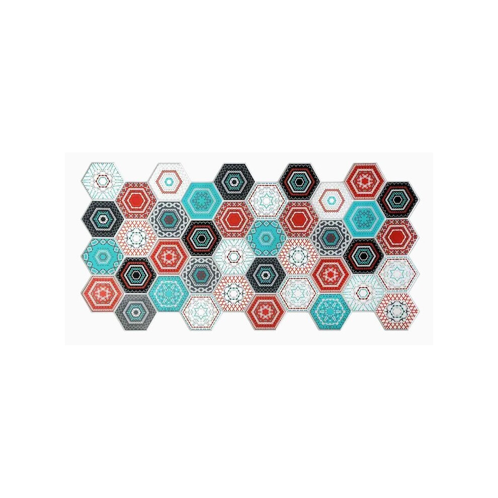 (Lagom Pvc Panel - 973 X 492Mm) 3D Wall Panels Hexahedrons Decorative Pvc Cladding 5056328429844