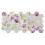 (ORCHIDS PVC PANEL - 973 x 492mm) 3D Wall Panels Hexahedrons Decorative PVC Cladding 1