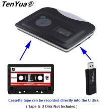 (Type) Usb Cassette Capture Cassette Tape-to-mp3 Converter Into Computer Stereo Hifi Sound Quality Mega Bass