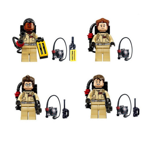 4PCS Ghost Busters Mini Figuren Ghostbusters Bauklötze Spielzeug