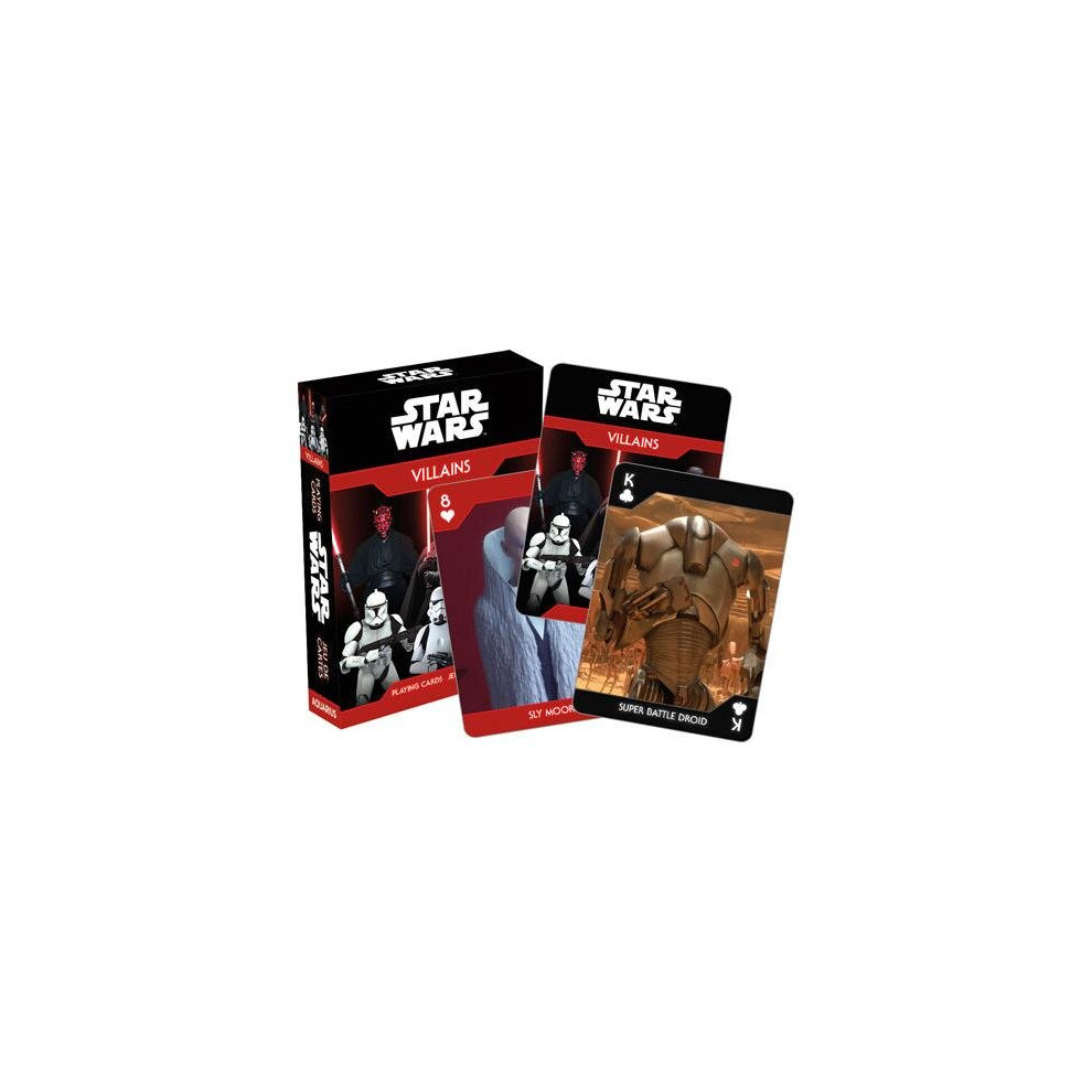 Photos - Board Game Aquarius Star Wars - Dark Side Villains Playing Cards 