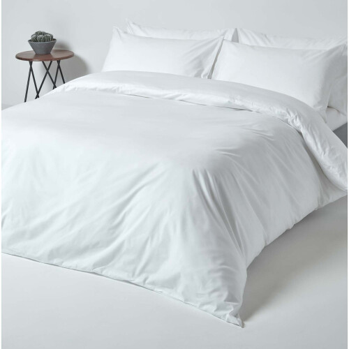 Homescapes White Egyptian Cotton Deep Fitted Sheet 200 TC, King 2