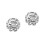Pandora Genuine Pandora Clear Sparkling Crown Stud Earring Sterling Silver 6