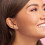 Pandora Genuine Pandora Clear Sparkling Crown Stud Earring Sterling Silver 8