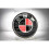 modifix_co_uk BMW BLACK RED Badge Emblem Front / Rear 82mm 74mm 2