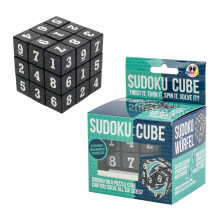 Loftus Sudoku Puzzle Cube - Z bavn prenosn verzia klasickej hry Sudoku - Dok ete vyrie it v etk ch 6 str n, viacfarebn