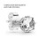 Pandora Genuine Pandora Clear Sparkling Crown Stud Earring Sterling Silver 4