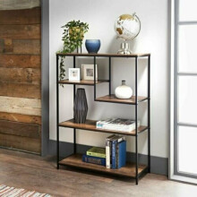 Display Shelf Table Decorative Book Storage Shelf Organiser Home Decor Furniture