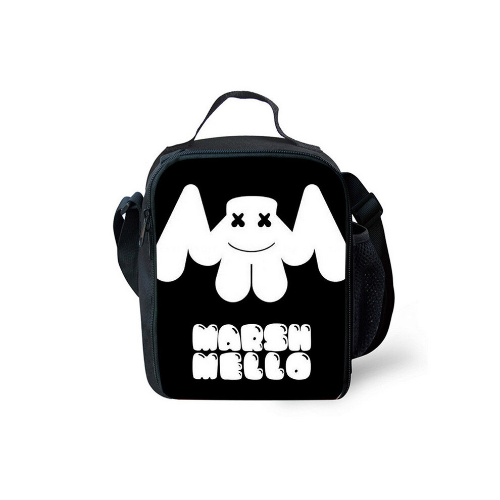 (Pattern 03) Marshmallow DJ Series 3 Lunch Bag Insulated Cooler