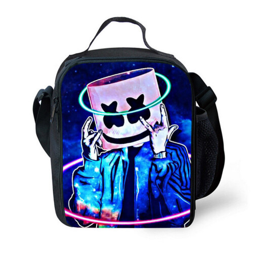 (Pattern 14) Marshmallow DJ Series 3 Lunch Bag Insulated Cooler