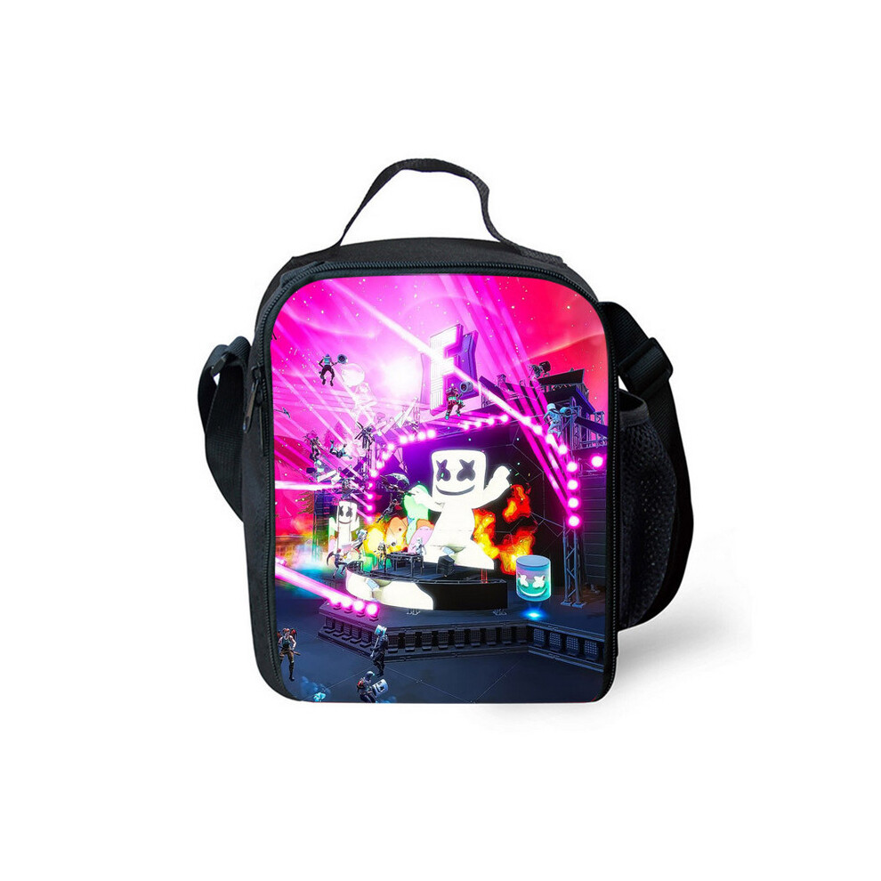 (Pattern 11) Marshmallow DJ Series 3 Lunch Bag Insulated Cooler
