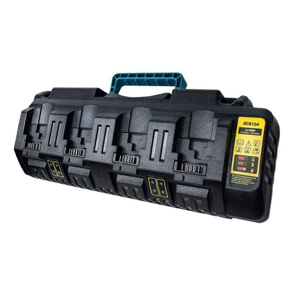 Charger For DeWalt DCB104 18v 54v Flexvolt XR Four Port Li-ion Fast Battery
