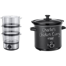(+ Cooker) Russell Hobbs Food Collection Compact Food Steamer