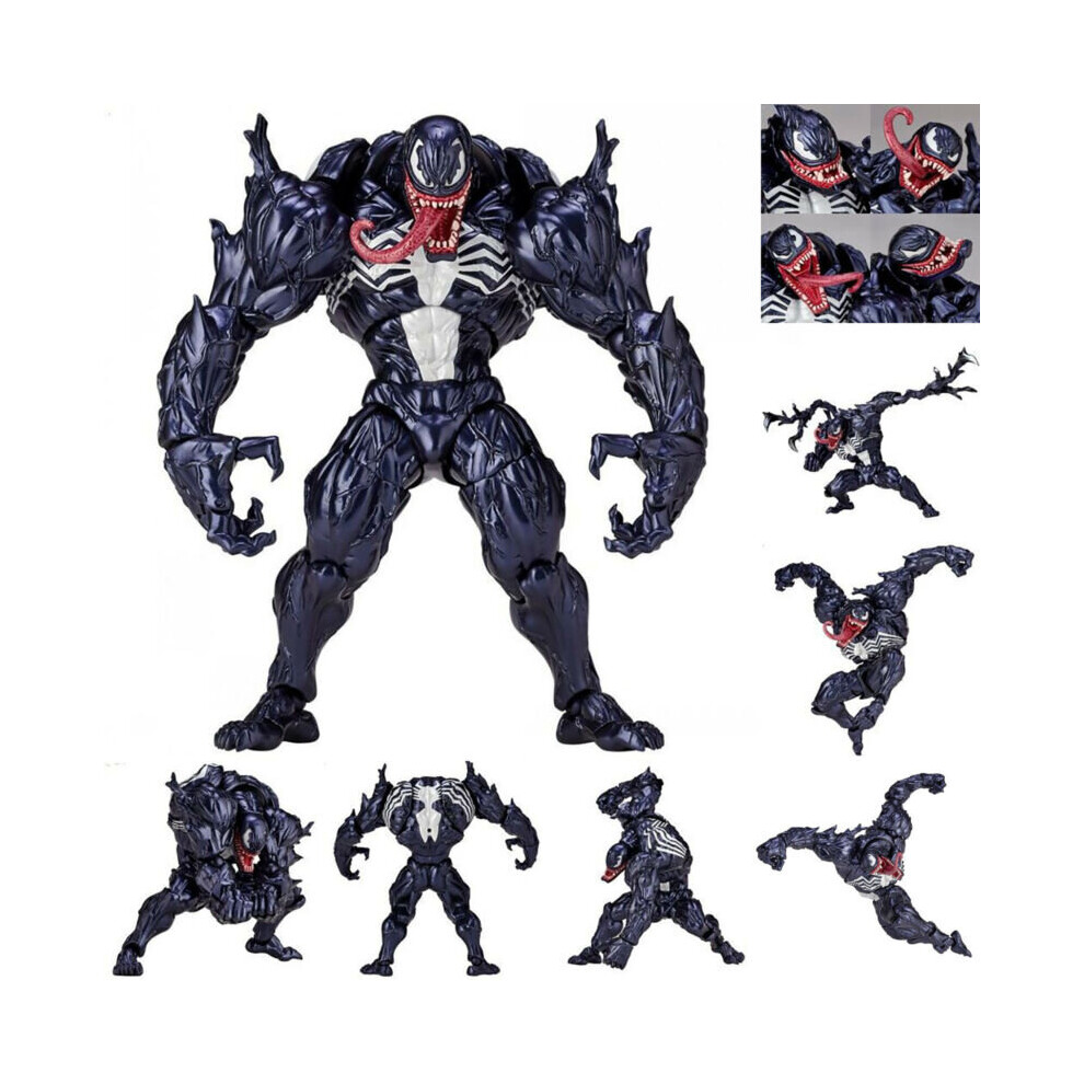 Kids Marvel Venom Revoltech Series PVC Action Figure Model Toys Collections