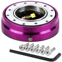 (Purple) Universal Car Quick Release Steering Wheel for Sparco OMP Sport Steering Wheel