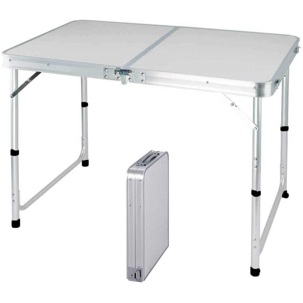 120CM Portable Aluminum Folding Table Party Garden BBQ Camping Table