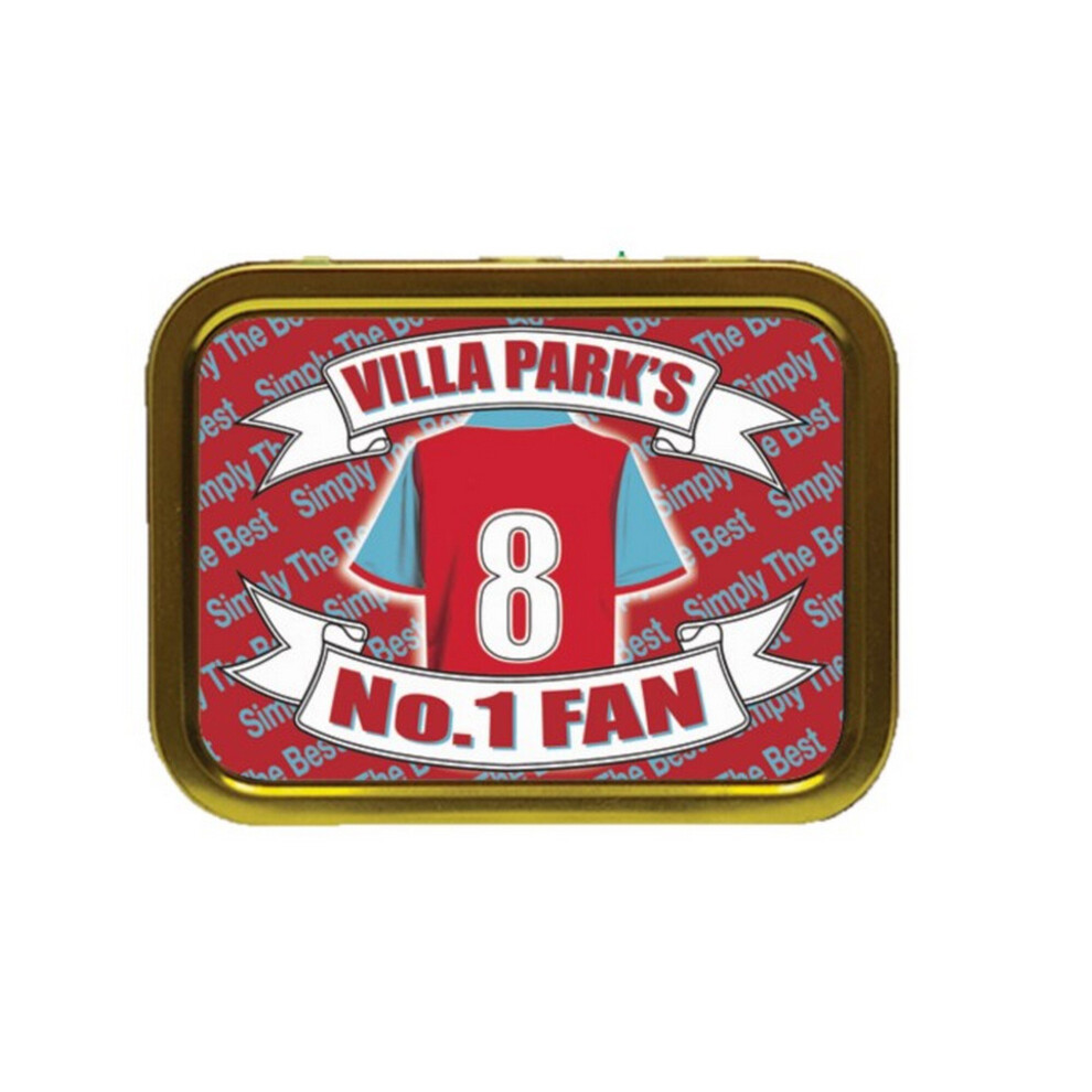 Personalised Gift Products Aston Villa Football Shirt Tobacco Tin Gift & Smoking Products