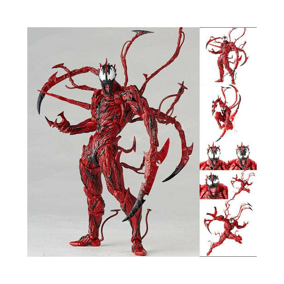 Yamaguchi Marvel Carnage Red Venom Spider-Man Action Model Figure Kids Doll