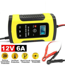 Intelligent 12V Motorcycle Motorbike Car Battery Charger Automatic Smart Trickle