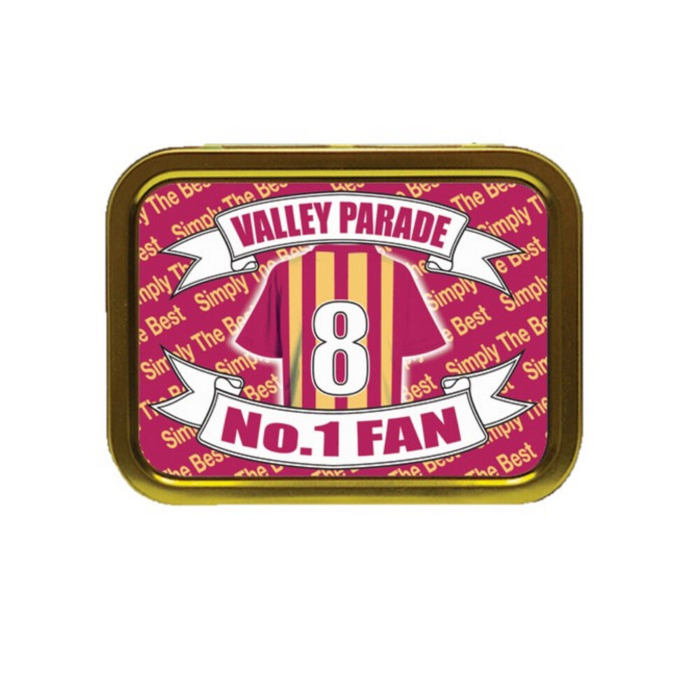 Personalised Gift Products Bradford Football Shirt Tobacco Tin Gift & Smoking Products