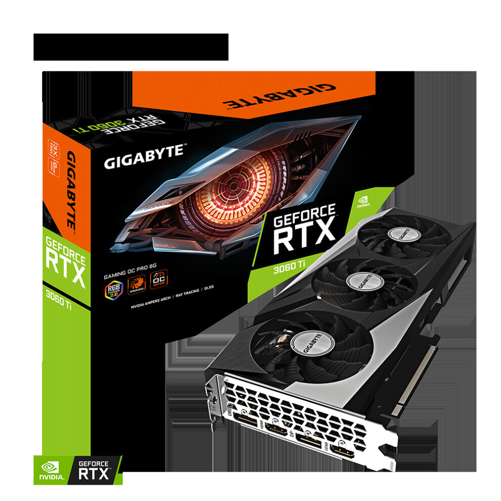 GIGABYTE RTX 3060 TI GV-N306TGAMINGOC PRO-8GD 3.0 GDDR6