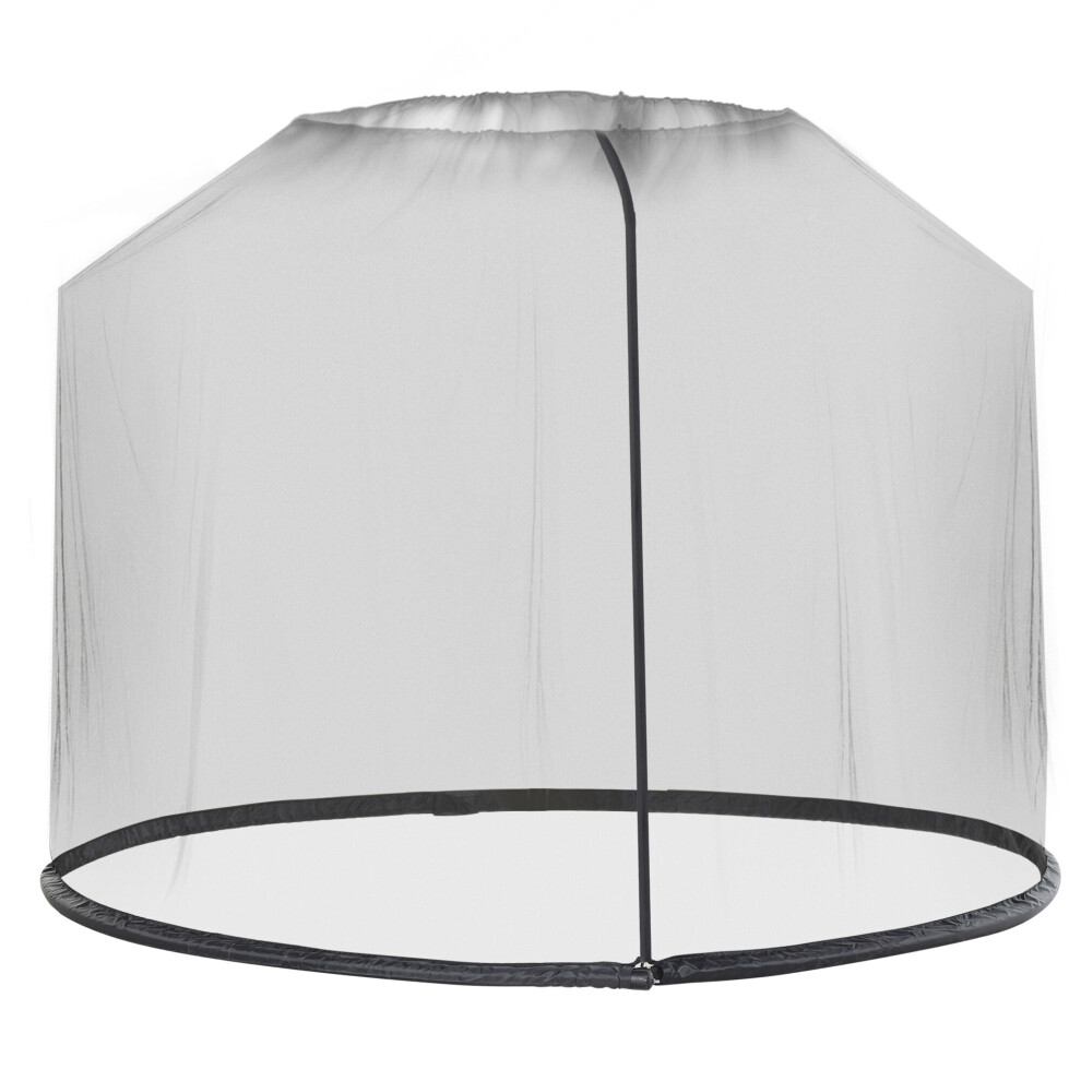 Outsunny 2.3m Garden Umbrella Parasol Table Net Cover Screen Bug Netting Cover