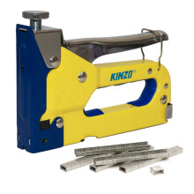 Heavy Duty Staple Gun Tacker 8/10/12mm Upholstery Home Stapler 600 Metal Staples