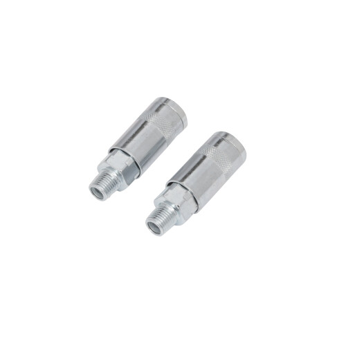 2 PCE 1/4" BSP Male Air Couplings