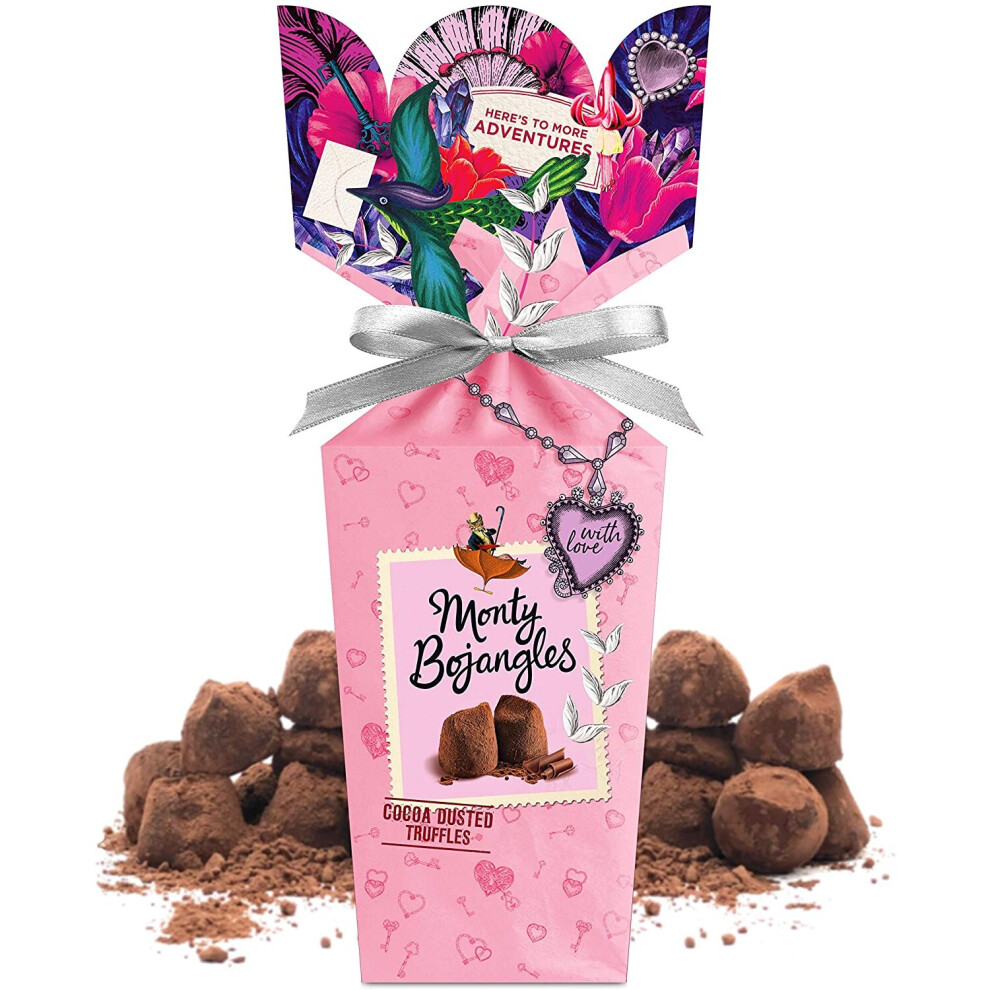 Monty Bojangles Choccy Scoffy Truffles Bouquet Gift Box 110G