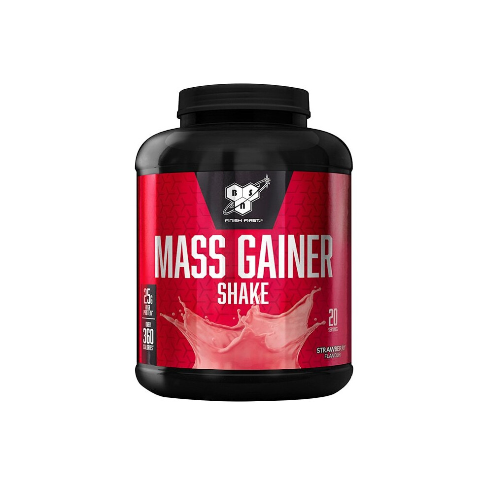 BSN Mass Gainer Protein Shake Strawberry 1.7kg 20 Serving **Best Before February22