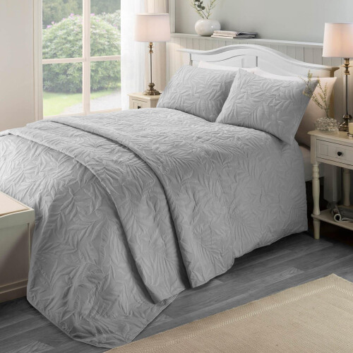 Luana Duvet Cover Silver Super King