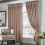 Palace Eyelet Curtains Beige 66" x 72" 1