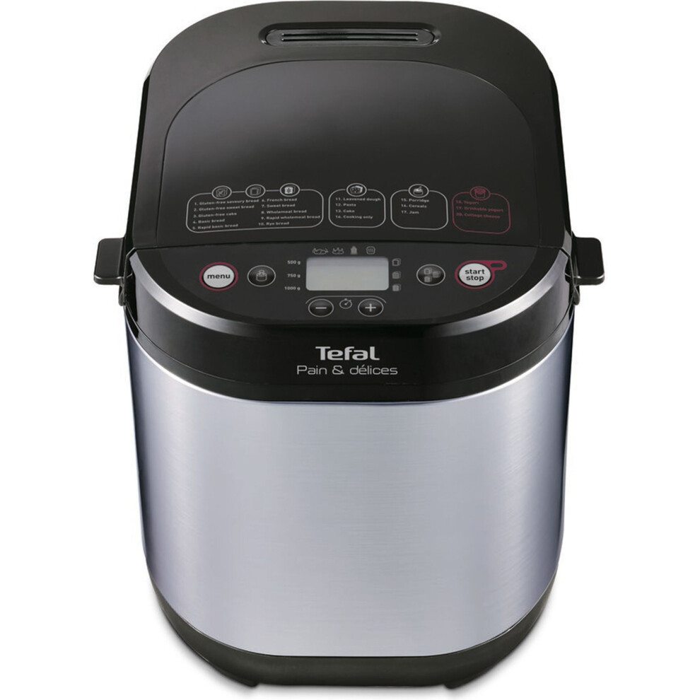 Tefal PF240E40 Bread Maker with 20 programmes - Silver