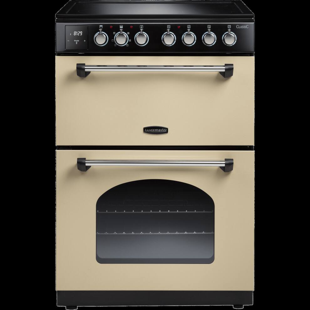 Rangemaster Classic 60 CLA60EICR/C Electric Cooker with Induction Hob - Cream / Chrome