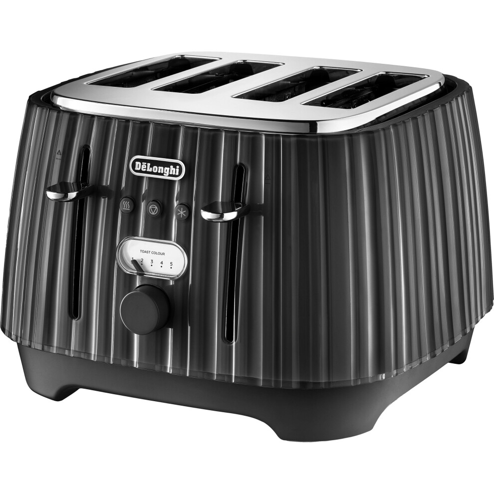Delonghi 4 Slice Ballerina Toaster - Black - Image 4