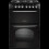 Rangemaster Rangemaster Classic 60 CLA60DFFBL/C Dual Fuel Cooker - Black / Chrome 1